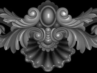 3d model of flowers and leaves 3D print model