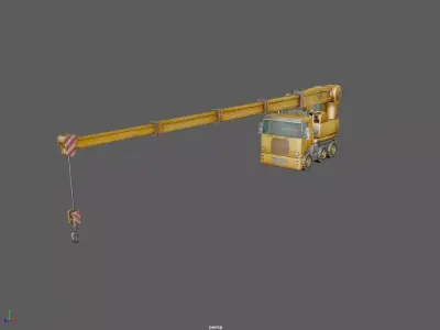 TOON Crane 3D model