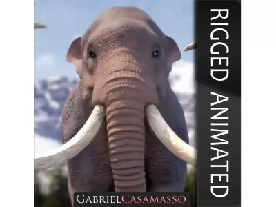 Columbian Mammoth - Mammuthus Columbi 3D model