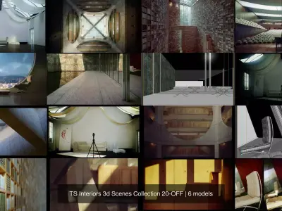 TS Interiors 3d Scenes Collection 20-OFF