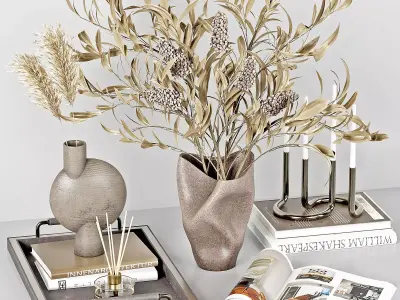 decorative set26 3D model purchase