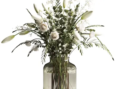 Plant Bouquet 020 3D model