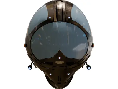 mask low polygon Free low-poly 3D model