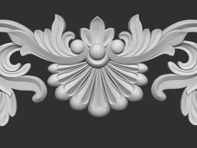 European Style Carving 3D model