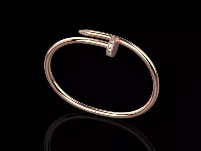 Juste un clou Bracelet 18 Size with Gems N86 3D print model