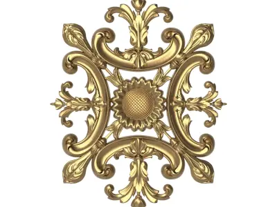  decorative pattern ready for 3D printing 3D model 421