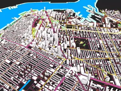 City 5 3D model