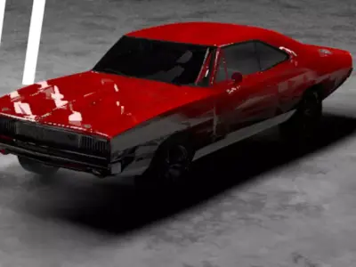 Dodge Charger RT 1970 3D model