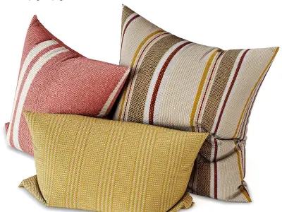 Pillows Set 3D model