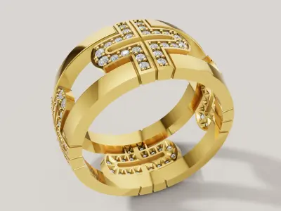 Bvlgari Ring 3D print model C 97 3D print model