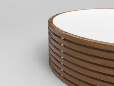 Sephir Coffee Table Low-poly 3D model