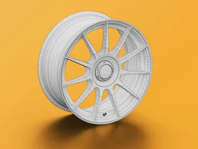 Rotiform DTM Rim 3D Model 3D model