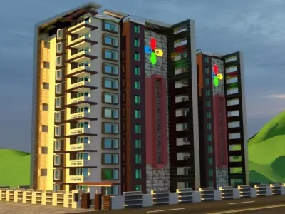 ARRAY BUILDING  3D model