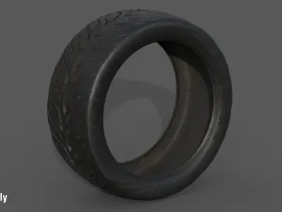 Federal 595 RS 235 40 for 17x8 Low-poly 3D model