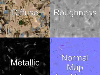 Constantinople Castle Ancient Fortress 3D Model Low-poly 3D model