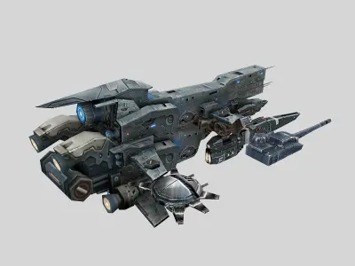 Almighty-Battleship 008 3D model