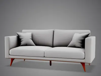 3D Sofa Model 3D model