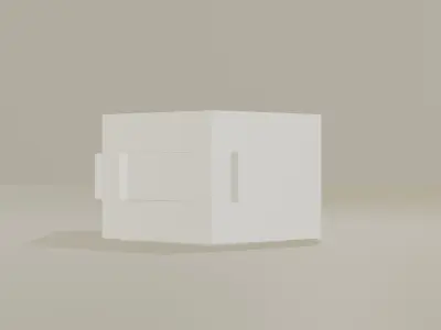 Hexagonal grid piece   Free 3D print model