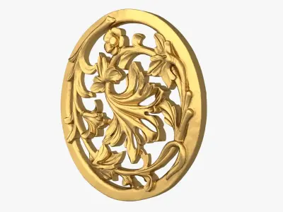 Classic decor ornament 260 3D model