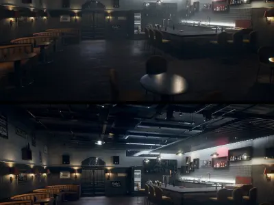 Dive Bar Environment 3D model