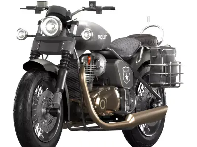 pollice Triumph Bonneville  3D model