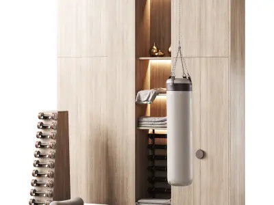 Gym equipment 06 3D model