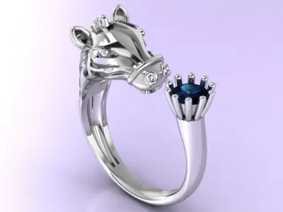 zebra ring 3D print model