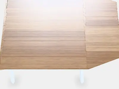 IKEA PS 2012 Drop-leaf table Low-poly 3D model