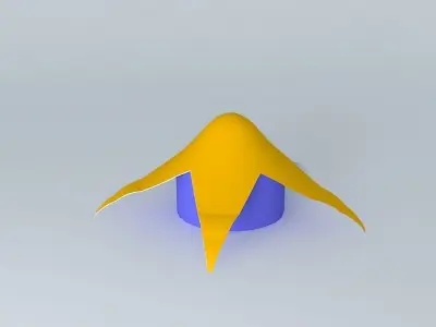 Star tent Free 3D model