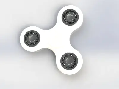 Fidget spinner v1 3D model