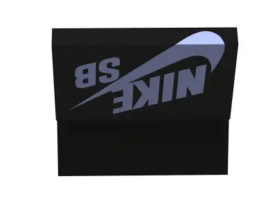 Nike Shoe Box PBR 18 Low-poly 3D model