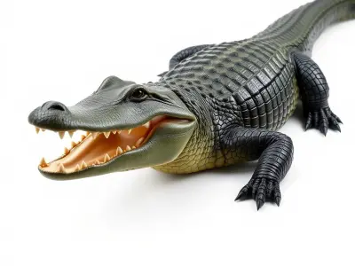 Nile Crocodile Powerful Jaws model pack Low-poly 3D model