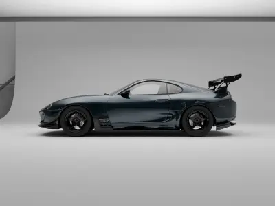 Toyota Supra MK4 Tuned 3D model by lutzrohlfing