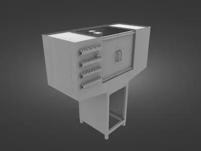CNC Mill Enclosure for Grizzly G0704 or Optimum BF20 Mills 3D print model