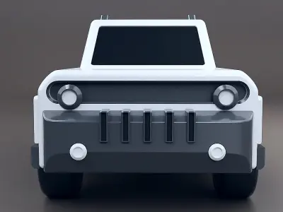 3d printable robust vehicle concept 3D print model