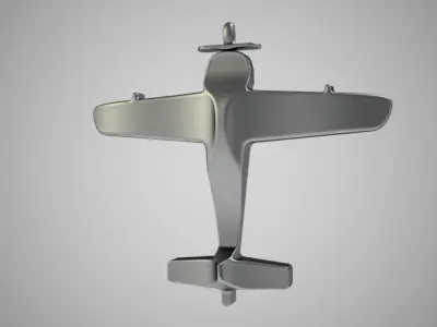 Plane Necklace 3D print model