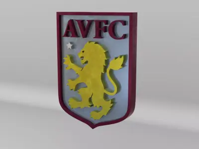 Aston Villa Football Club Logo 3D model