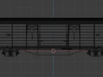 H0 1-87 scale Gbs 258 freight car 3D print model