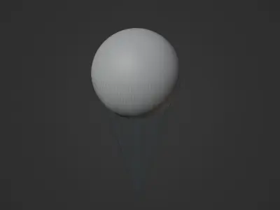 Earth globe hologram Free low-poly 3D model