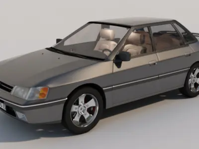 Subaru Legacy 1991 3D model
