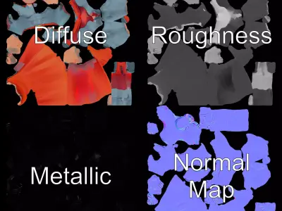 Heroic Cape Avenger model pack Low-poly 3D model