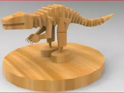dinosaur showpiece 3D print model