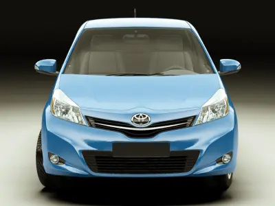Toyota Yaris Vitz Jewela 2012 3D model
