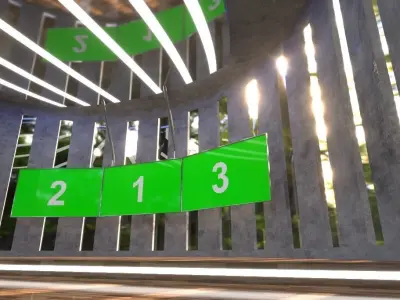 Virtual Broadcast Studio Sunrise 3D model