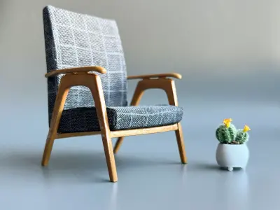 Vintage Chair 3D print model