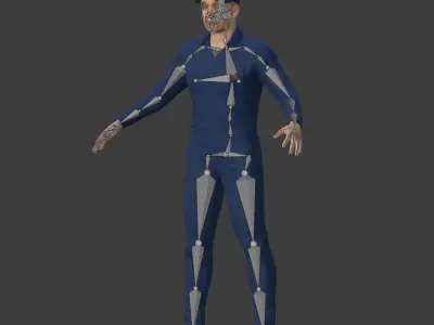 Mechanic - Construction Worker - Uniform Low-poly 3D model