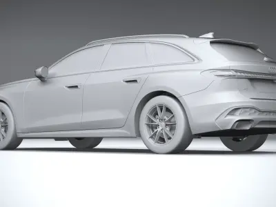 Audi A5 Avant regular 2025 3D model