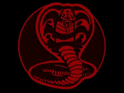 Cobra logo 3D model