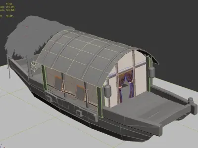 Game Transportation - passenger ships 3D model