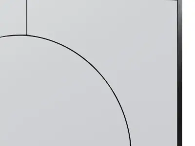 Wall Mirror Deja by Kare Design 3D model